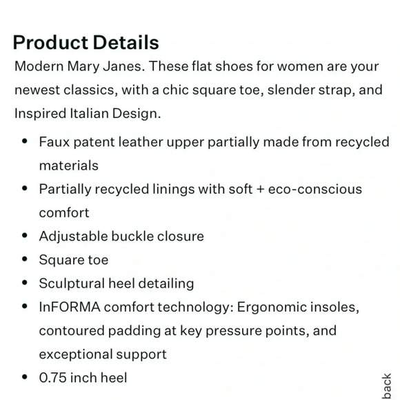 Franco Sarto Tinsley Mary Jane Faux Patent Flat in Grey/Gray- 8 - Picture 2 of 10